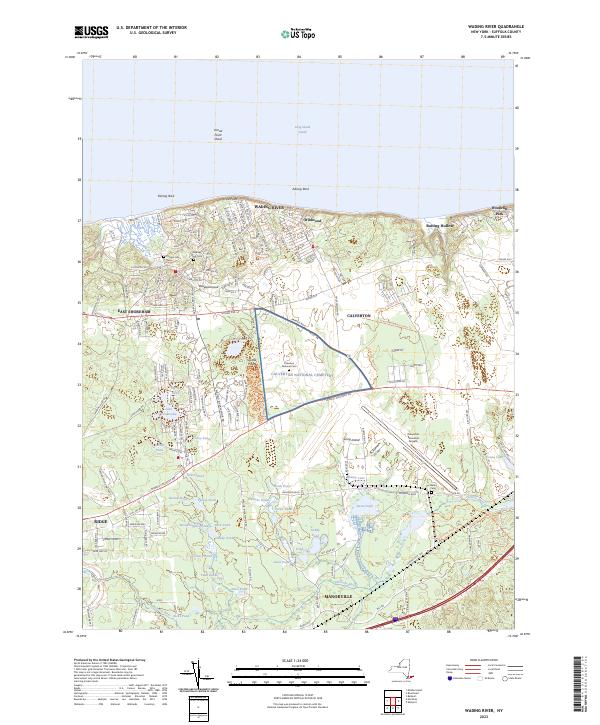 Wading River topographic map thumbnail