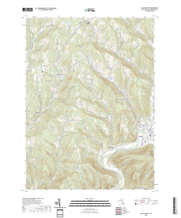 Walton West topographic map thumbnail