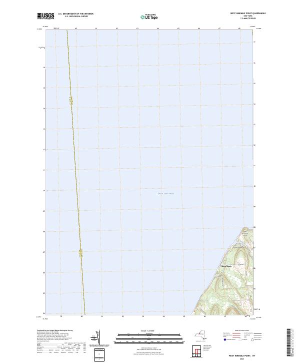 West Ninemile Point topographic map thumbnail
