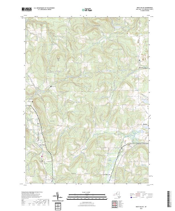West Valley topographic map thumbnail