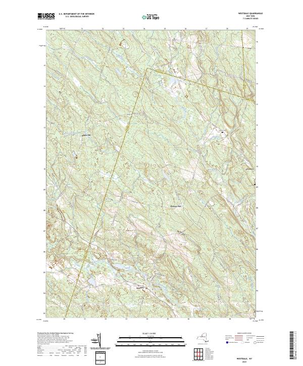 Westdale topographic map thumbnail