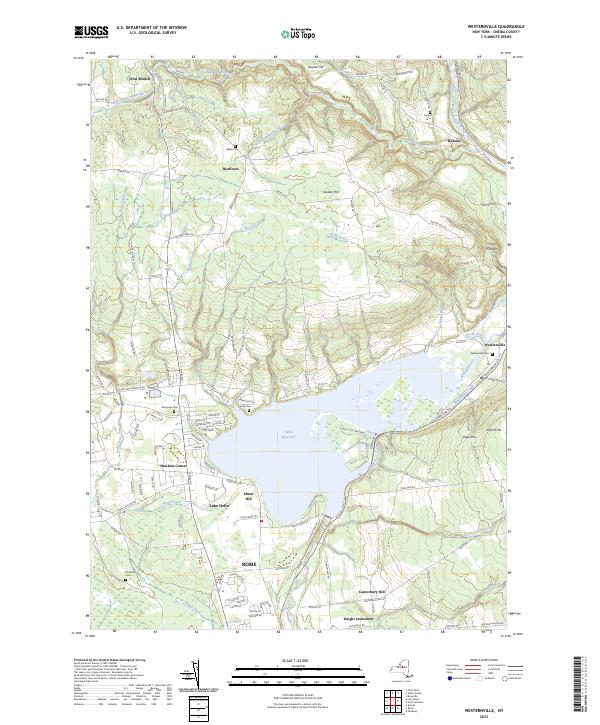 Westernville topographic map thumbnail