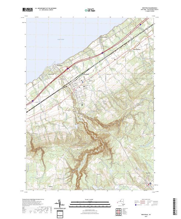 Westfield topographic map thumbnail