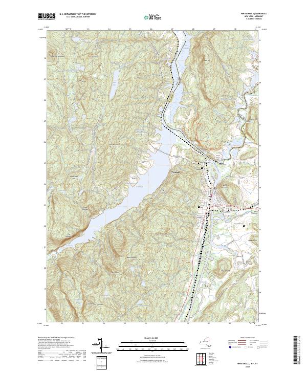Whitehall topographic map thumbnail