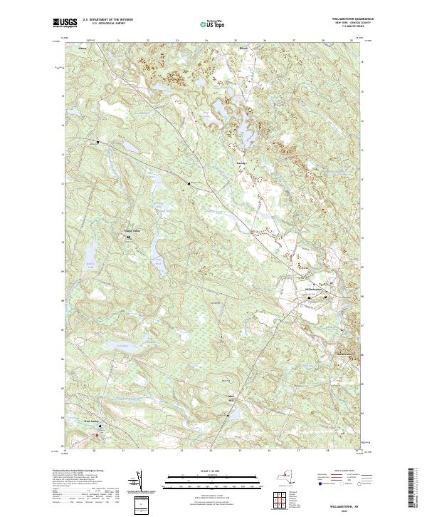 Williamstown topographic map thumbnail