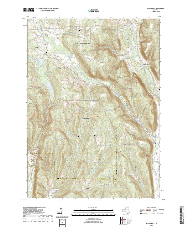 Willseyville topographic map thumbnail