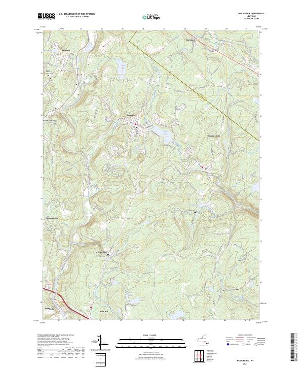 Woodridge topographic map thumbnail