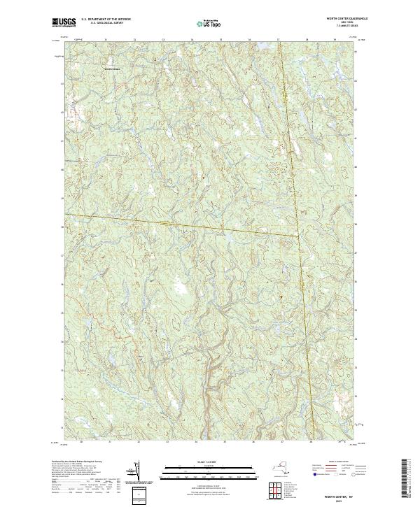 Worth Center topographic map thumbnail