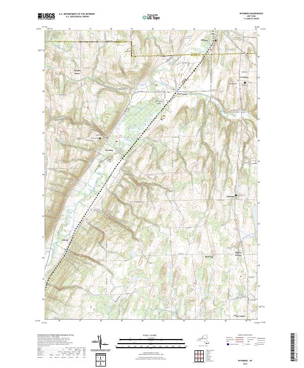 Wyoming topographic map thumbnail