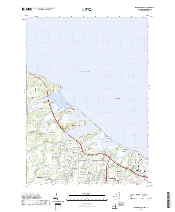 Braddock Heights topographic map thumbnail