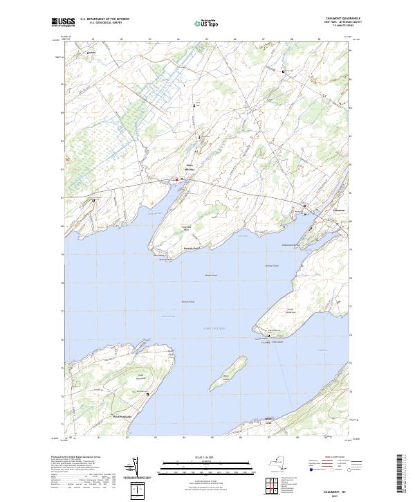 Chaumont topographic map thumbnail