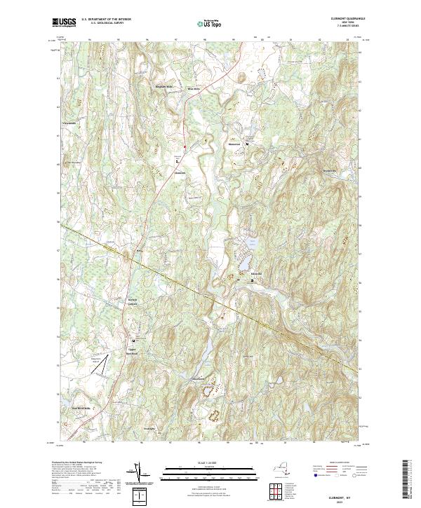 Clermont topographic map thumbnail