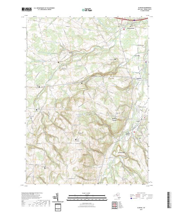 Clinton topographic map thumbnail