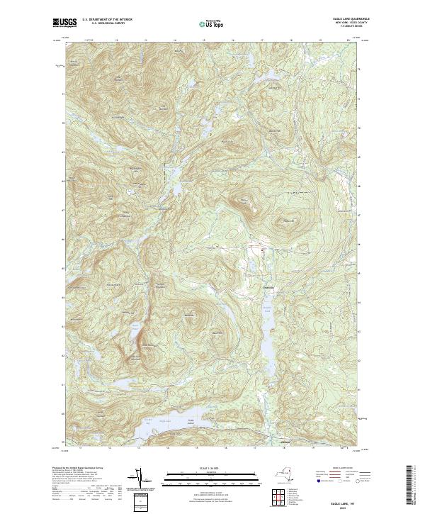 Eagle Lake topographic map thumbnail
