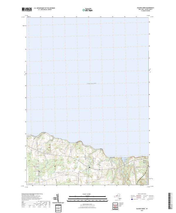 Salmon Creek topographic map thumbnail