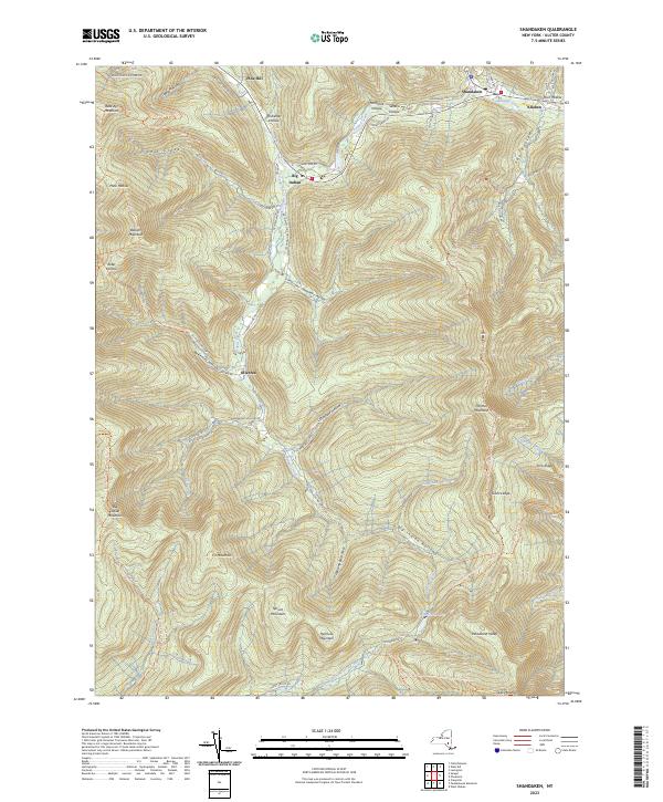 Shandaken topographic map thumbnail