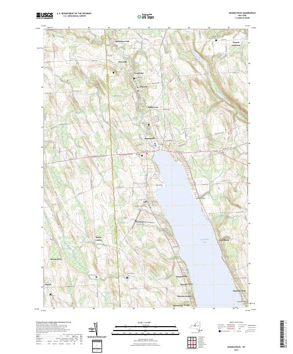 Skaneateles topographic map thumbnail