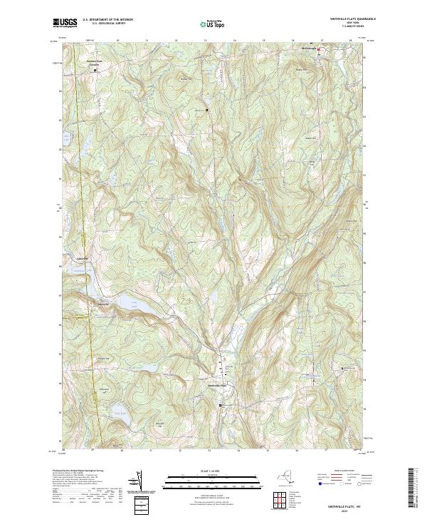 Smithville Flats topographic map thumbnail