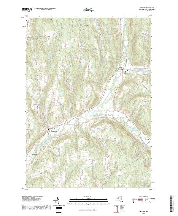 Truxton topographic map thumbnail