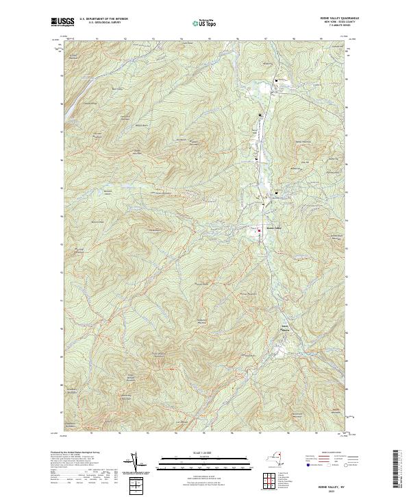 Keene Valley topographic map thumbnail