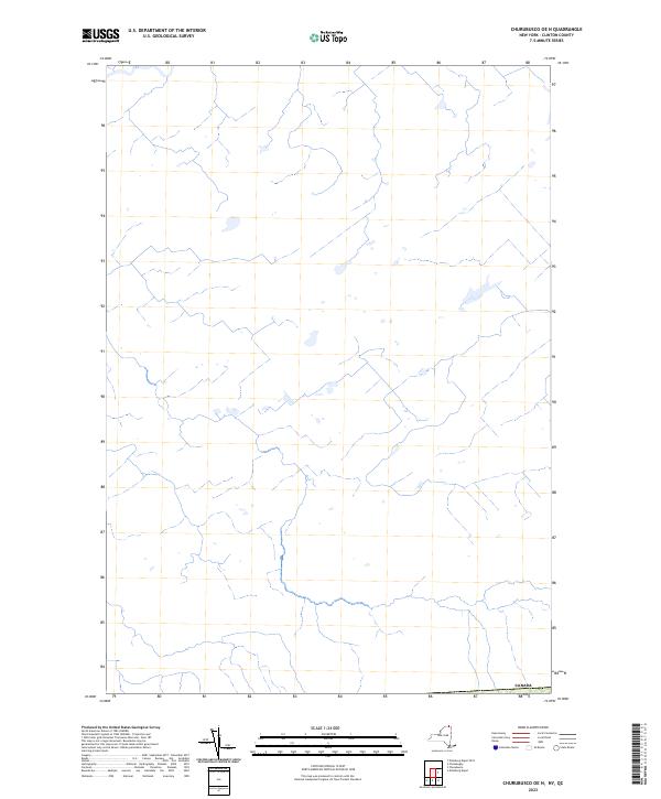 Churubusco OE N topographic map thumbnail