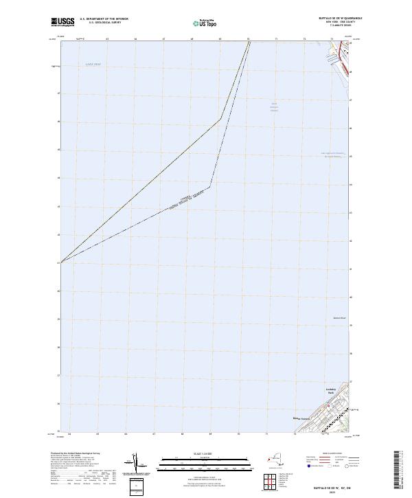 Buffalo SE OE W topographic map thumbnail