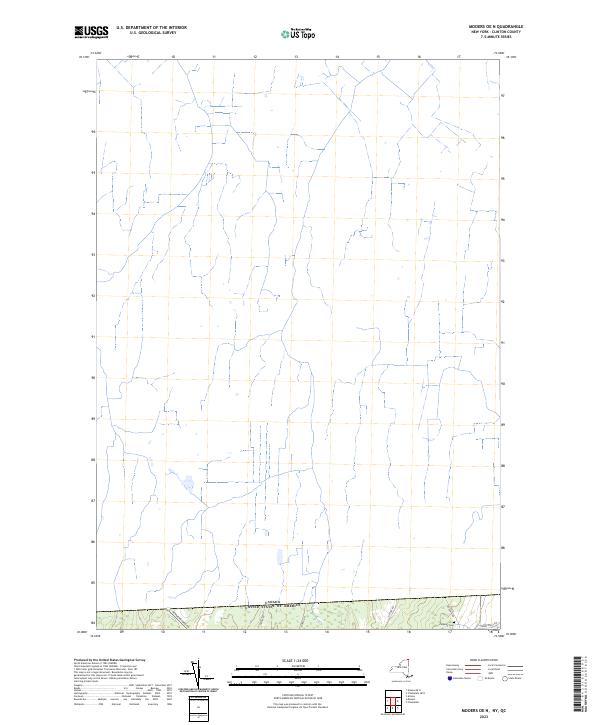 Mooers OE N topographic map thumbnail