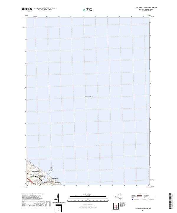 Rochester East OE N topographic map thumbnail