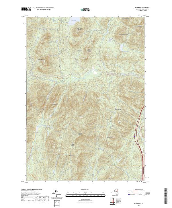 Blue Ridge topographic map thumbnail