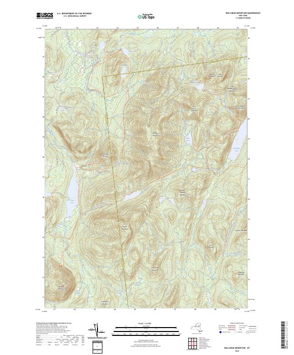 Bullhead Mountain topographic map thumbnail