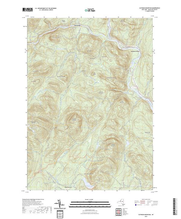 Cathead Mountain topographic map thumbnail