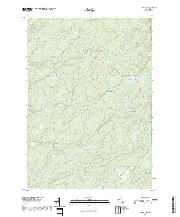 Copper Lake topographic map thumbnail