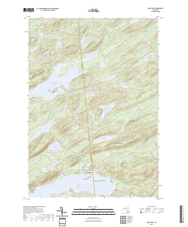 Eagle Bay topographic map thumbnail