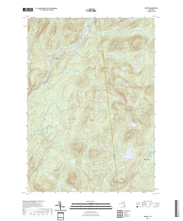 Griffin topographic map thumbnail