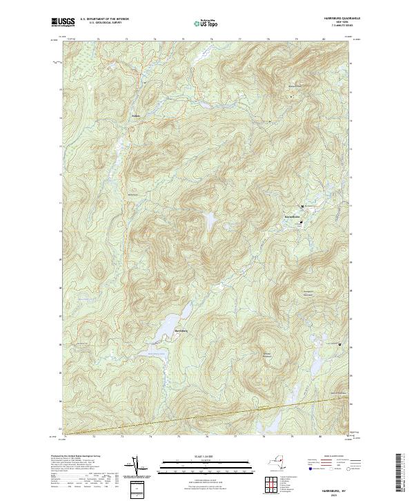 Harrisburg topographic map thumbnail