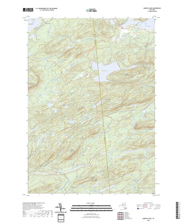 Limekiln Lake topographic map thumbnail