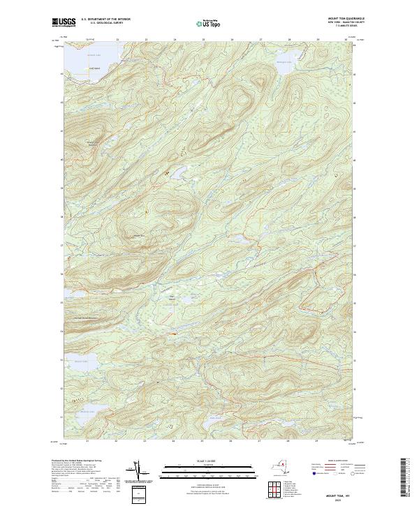 Mount Tom topographic map thumbnail