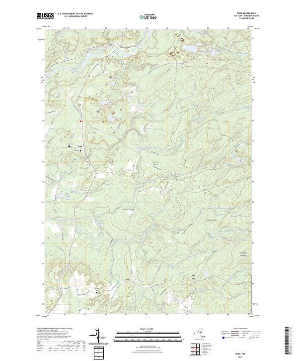 Ohio topographic map thumbnail