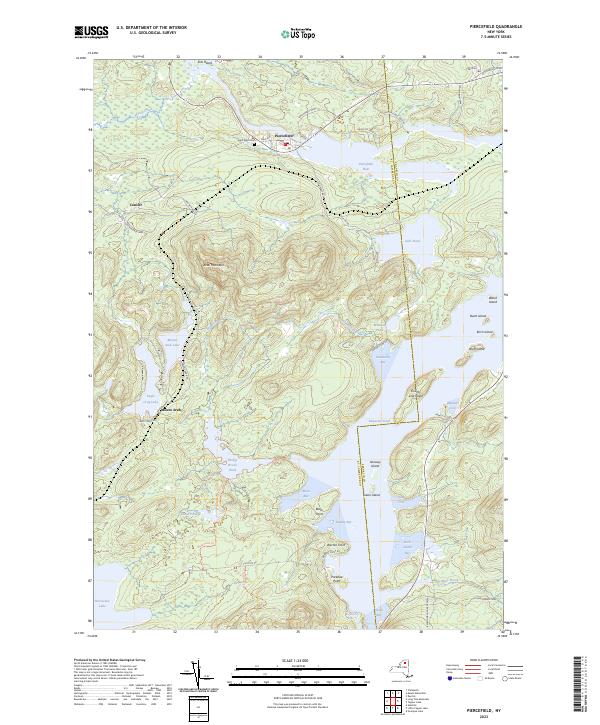 Piercefield topographic map thumbnail
