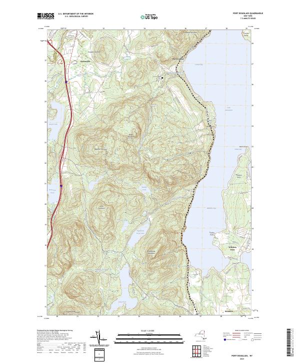 Port Douglass topographic map thumbnail