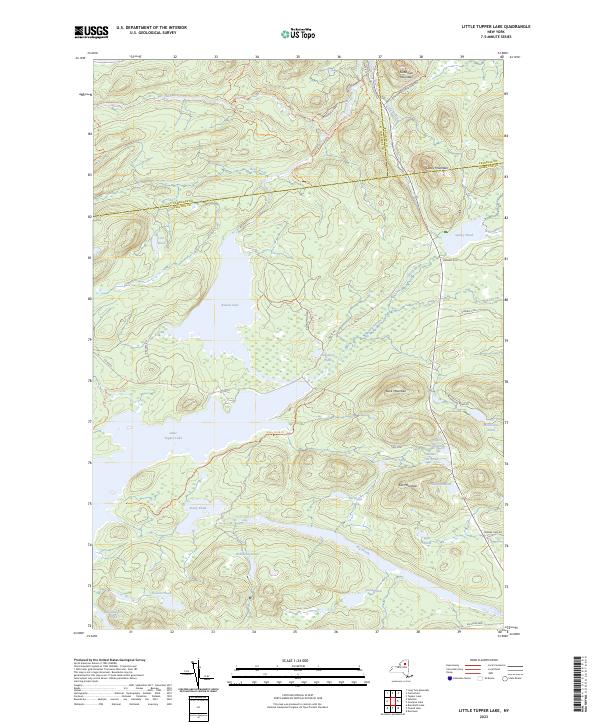 Little Tupper Lake topographic map thumbnail