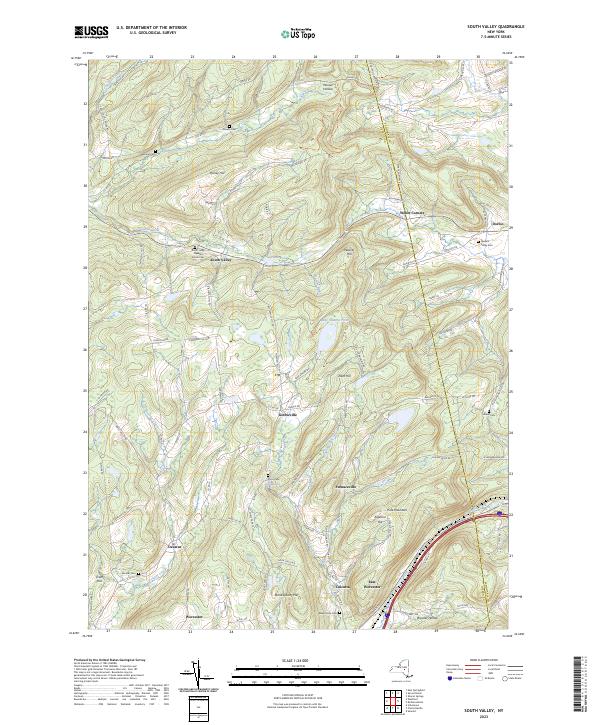 South Valley topographic map thumbnail