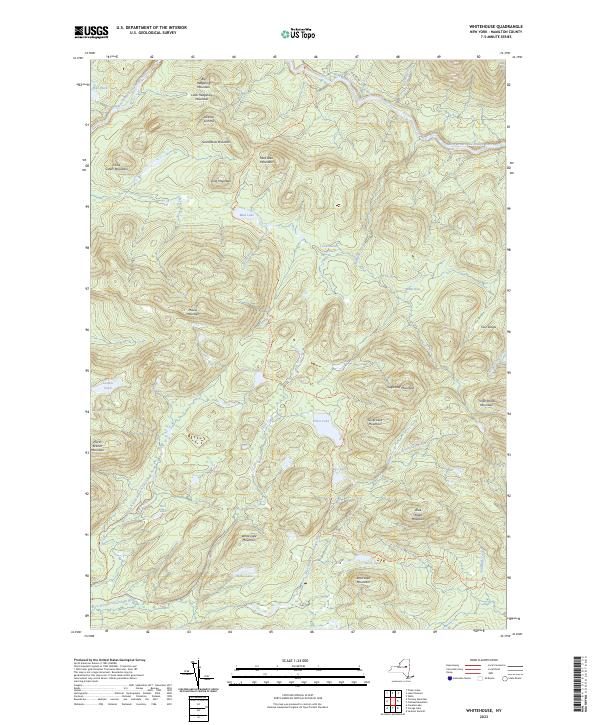 Whitehouse topographic map thumbnail
