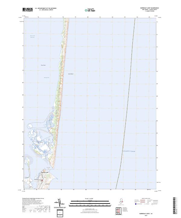 Barnegat Light topographic map thumbnail