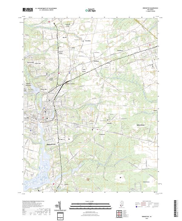 Bridgeton topographic map thumbnail