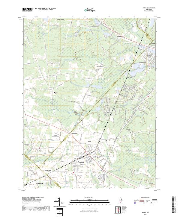 Buena topographic map thumbnail
