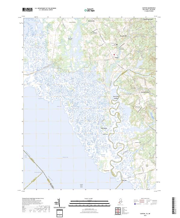Canton topographic map thumbnail