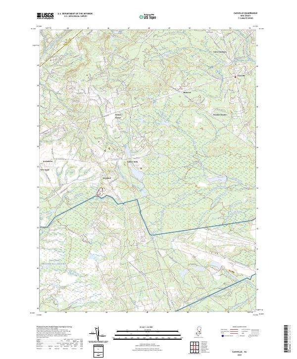 Cassville topographic map thumbnail
