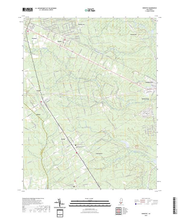 Dorothy topographic map thumbnail
