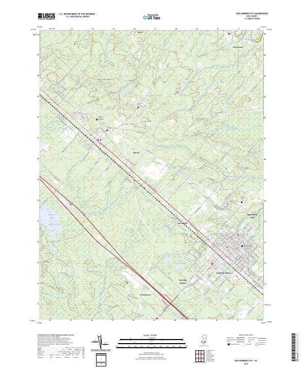 Egg Harbor City topographic map thumbnail